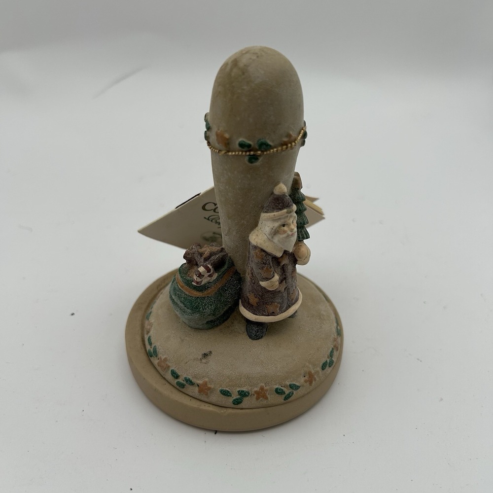 Vtg 1995‎  Brown Bag Victorian Santa  COOKIE STAMP CHRISTMAS ORIGINAL Cookie Art